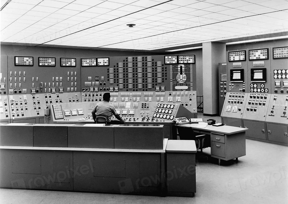 Sala di controllo di un impianto industriale